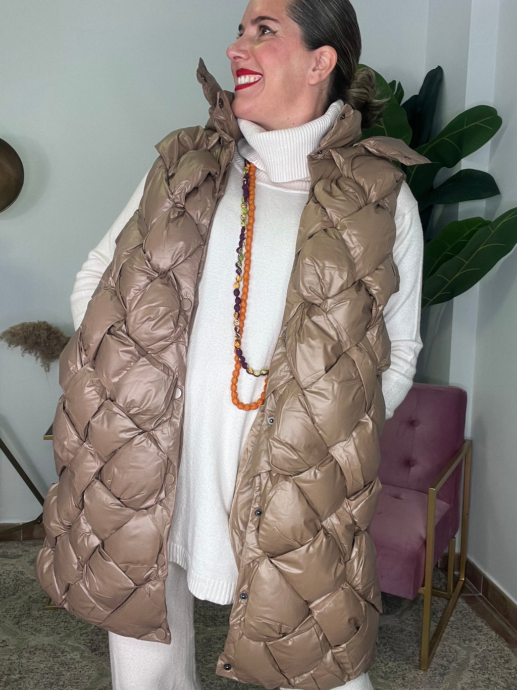 Chaleco Trenza Premium