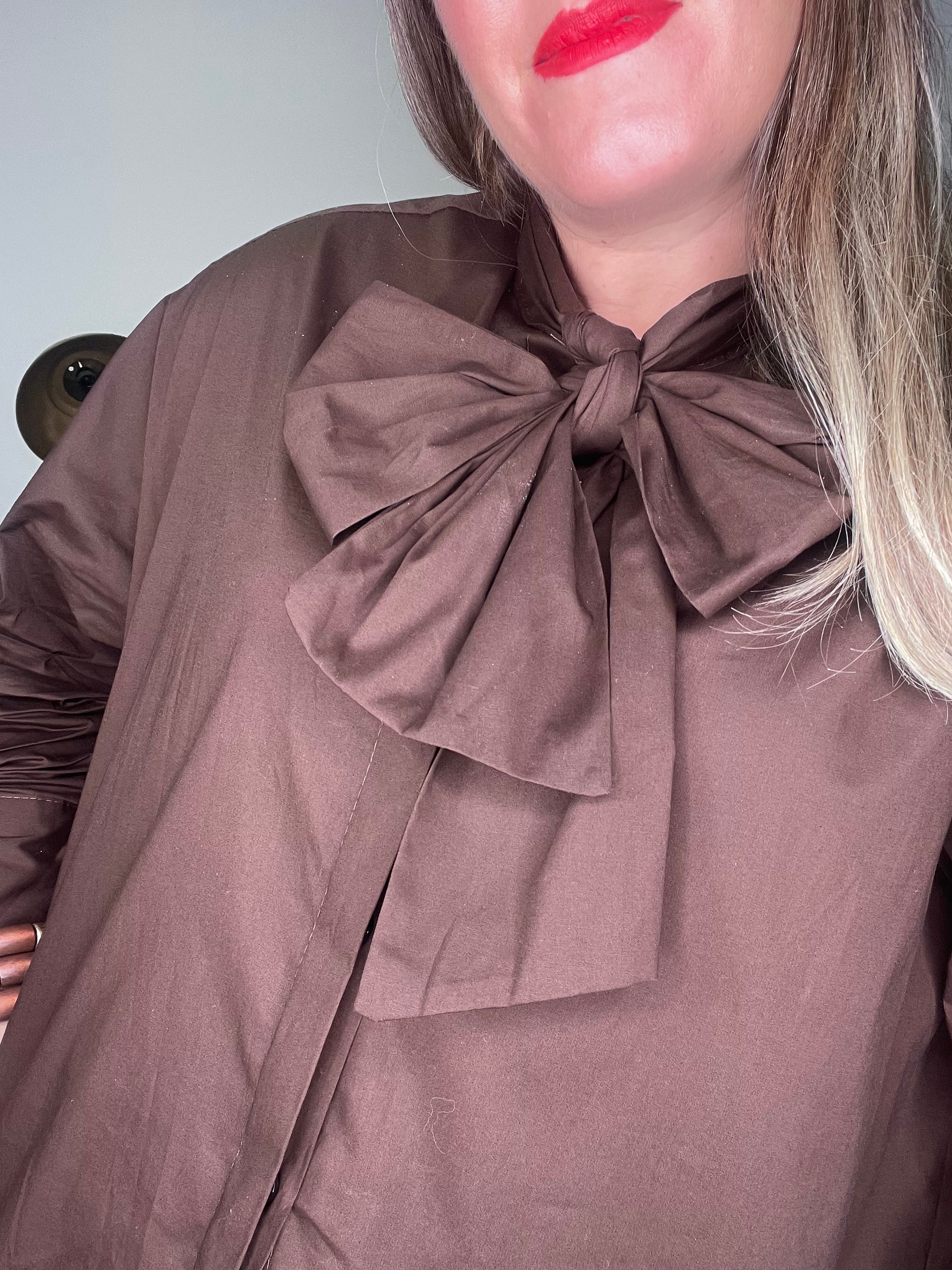 Camisa Lazada Oversize Chocolate