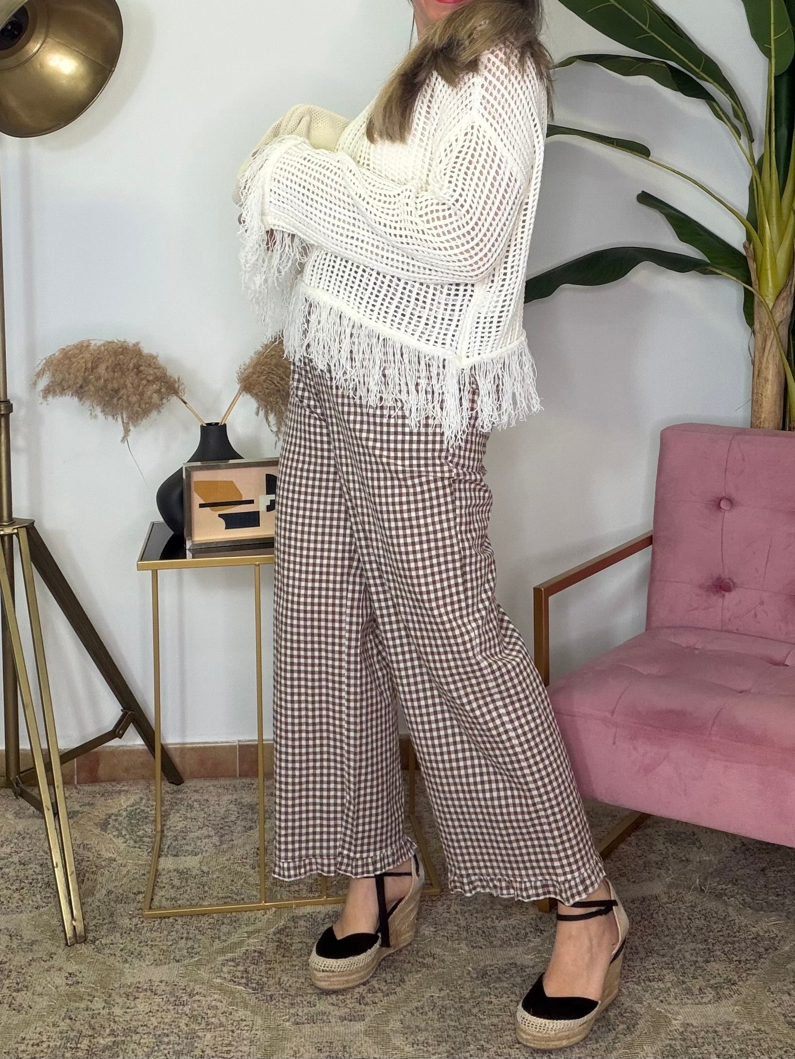 Pantalón Volante Vichy