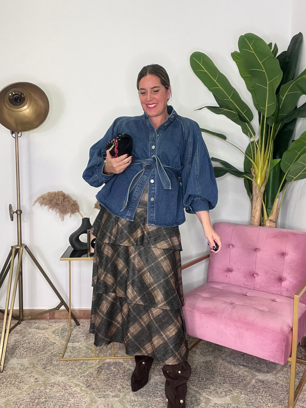 Falda Nantes Volantes