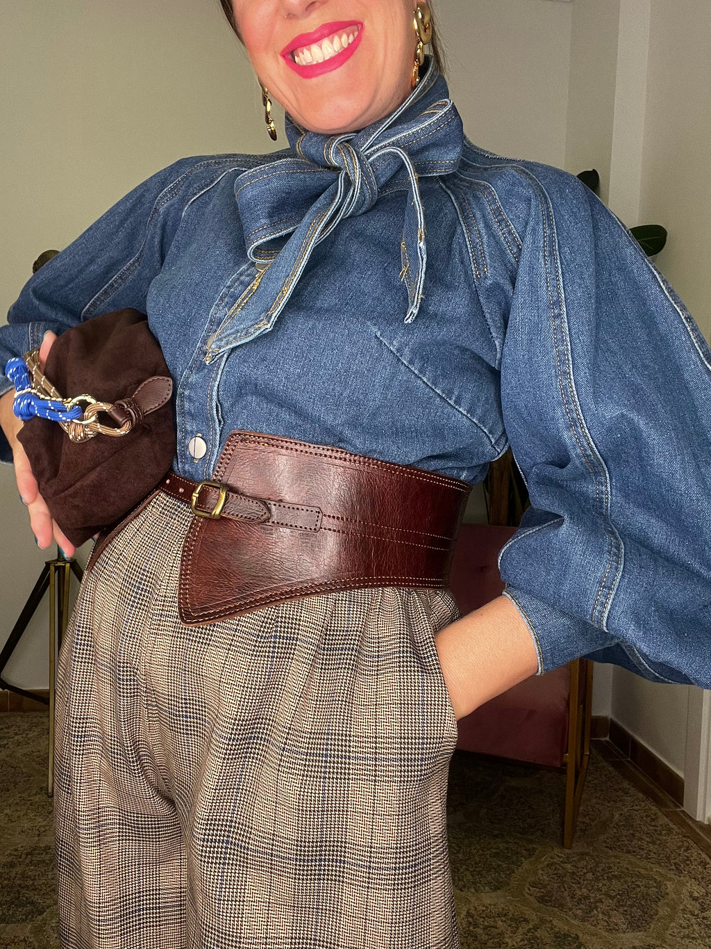 Cinturón Corset Piel