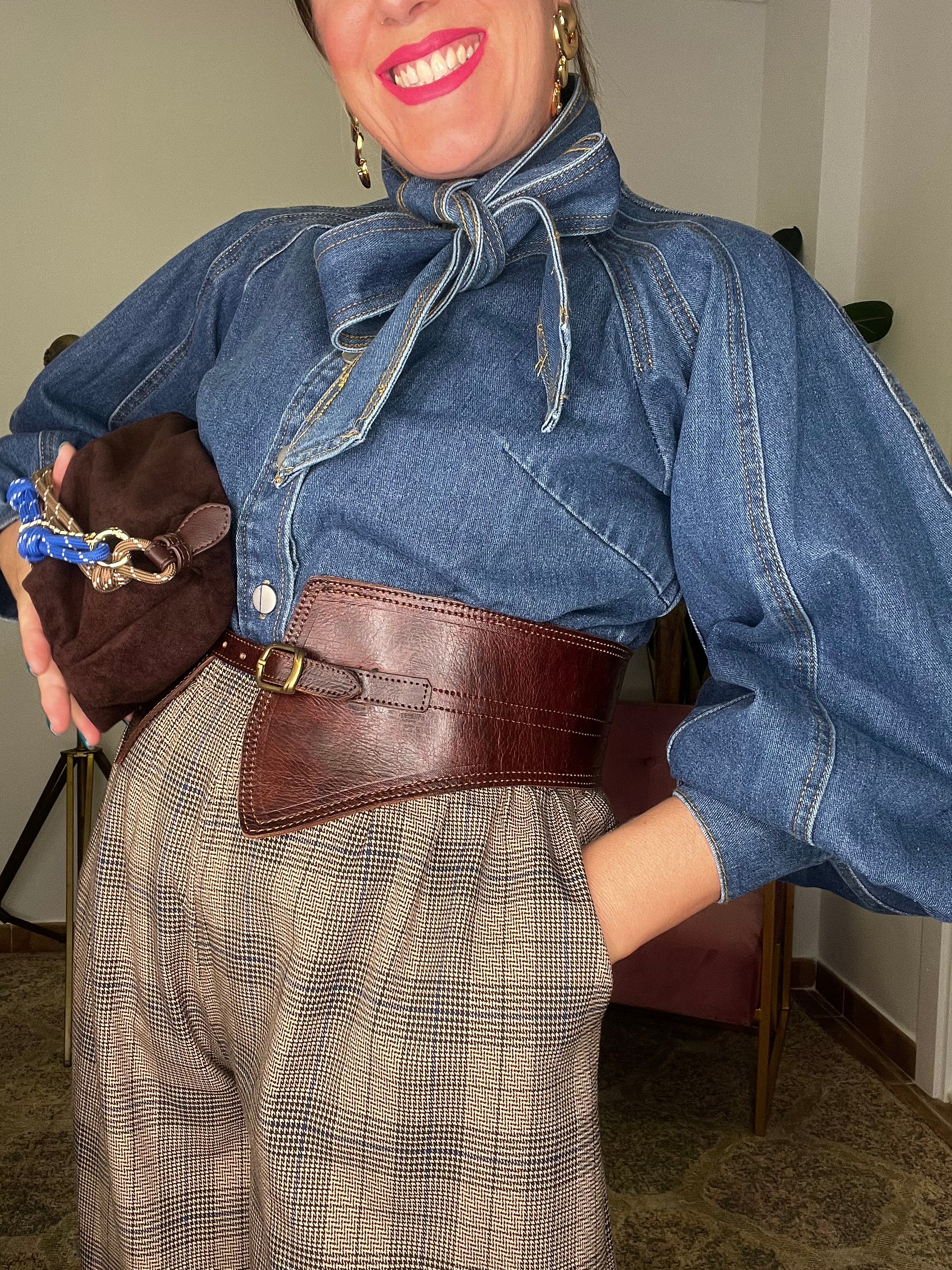 Cinturón Corset Piel
