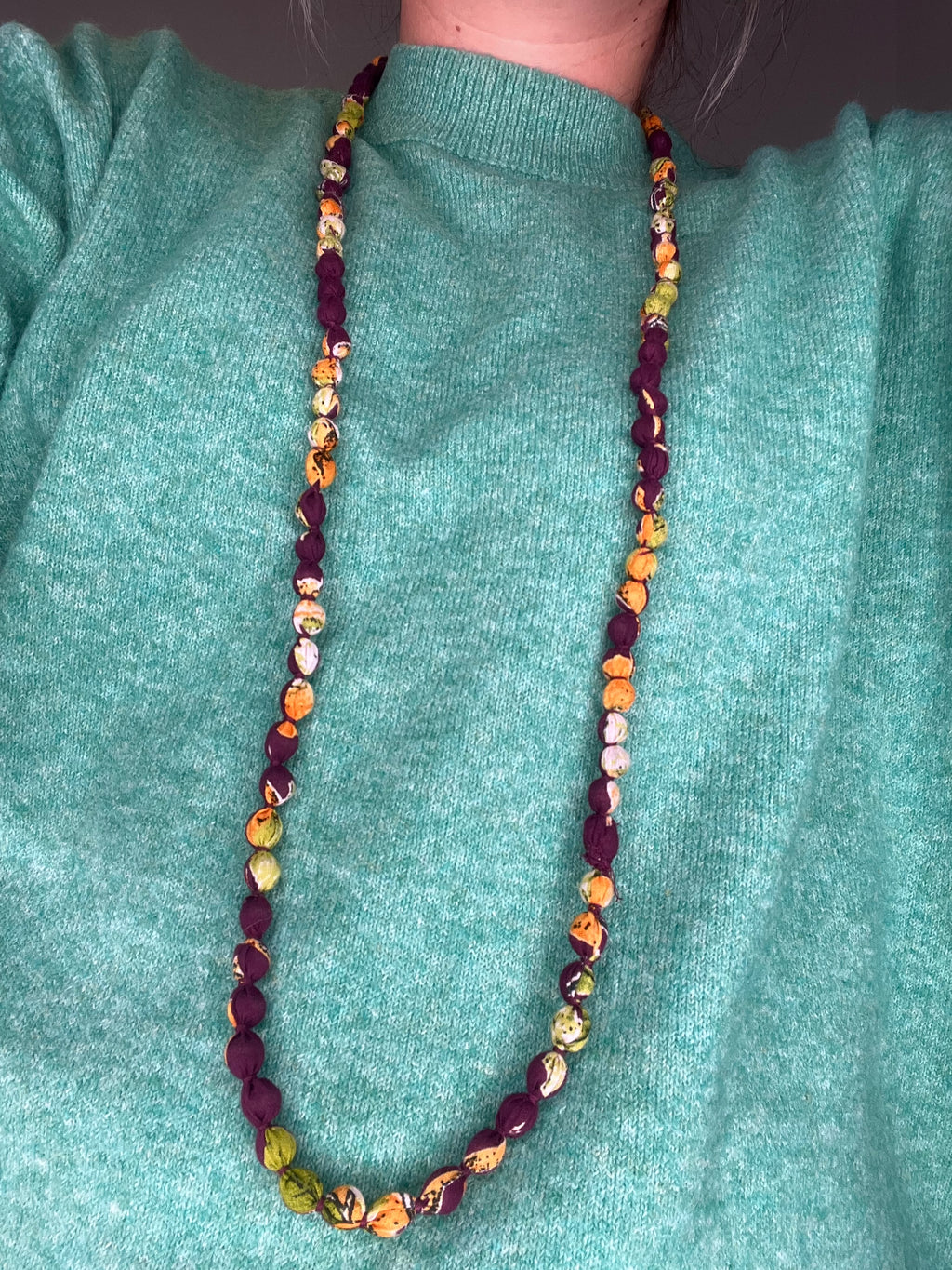 Collar Tejido Estampado