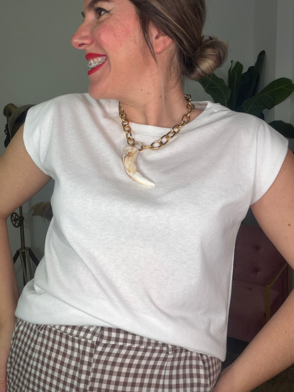 Camiseta Basic Efecto Hombreras