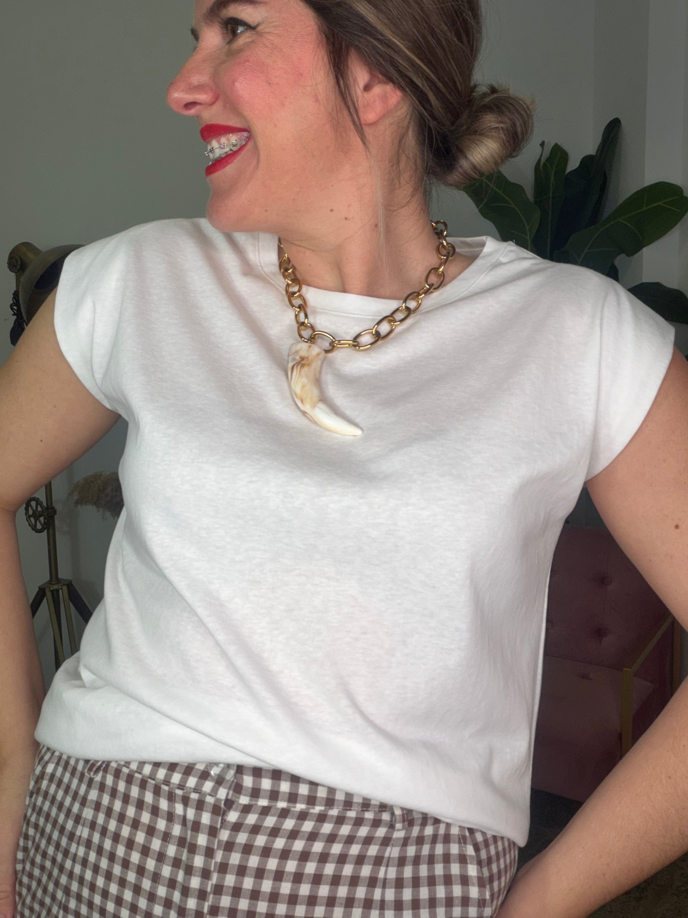 Camiseta Basic Efecto Hombreras