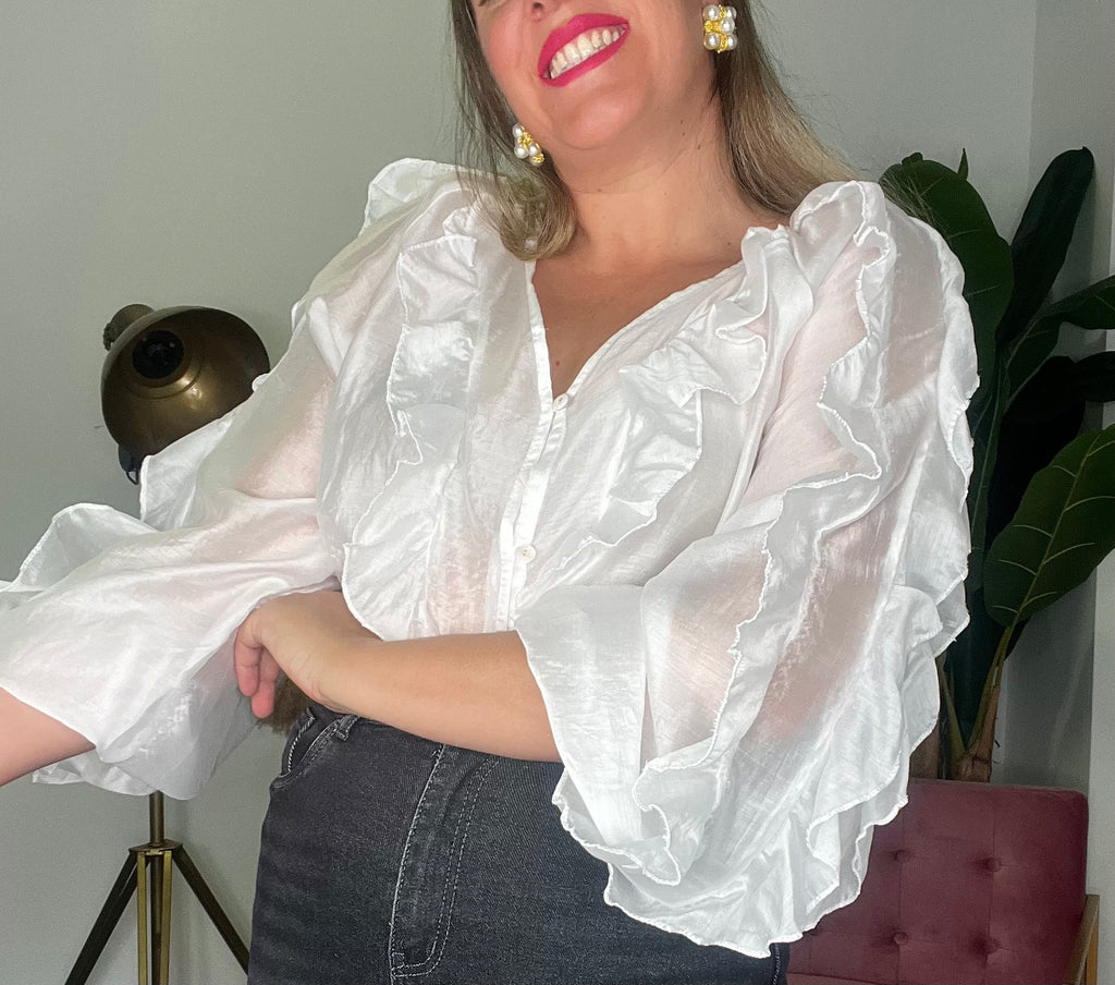 Camisa Etérea Volantes