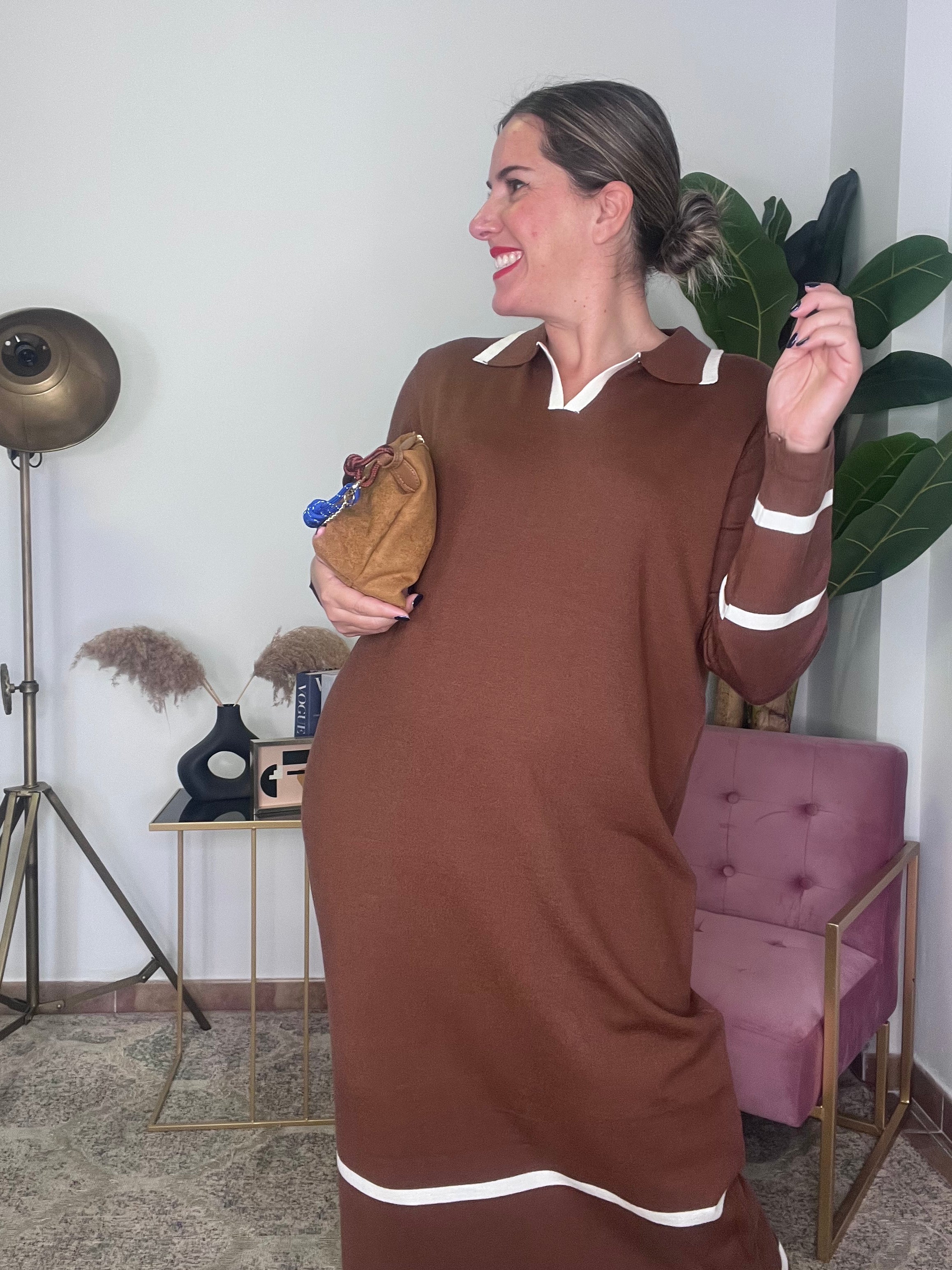 Vestido Polera Stripe Chic