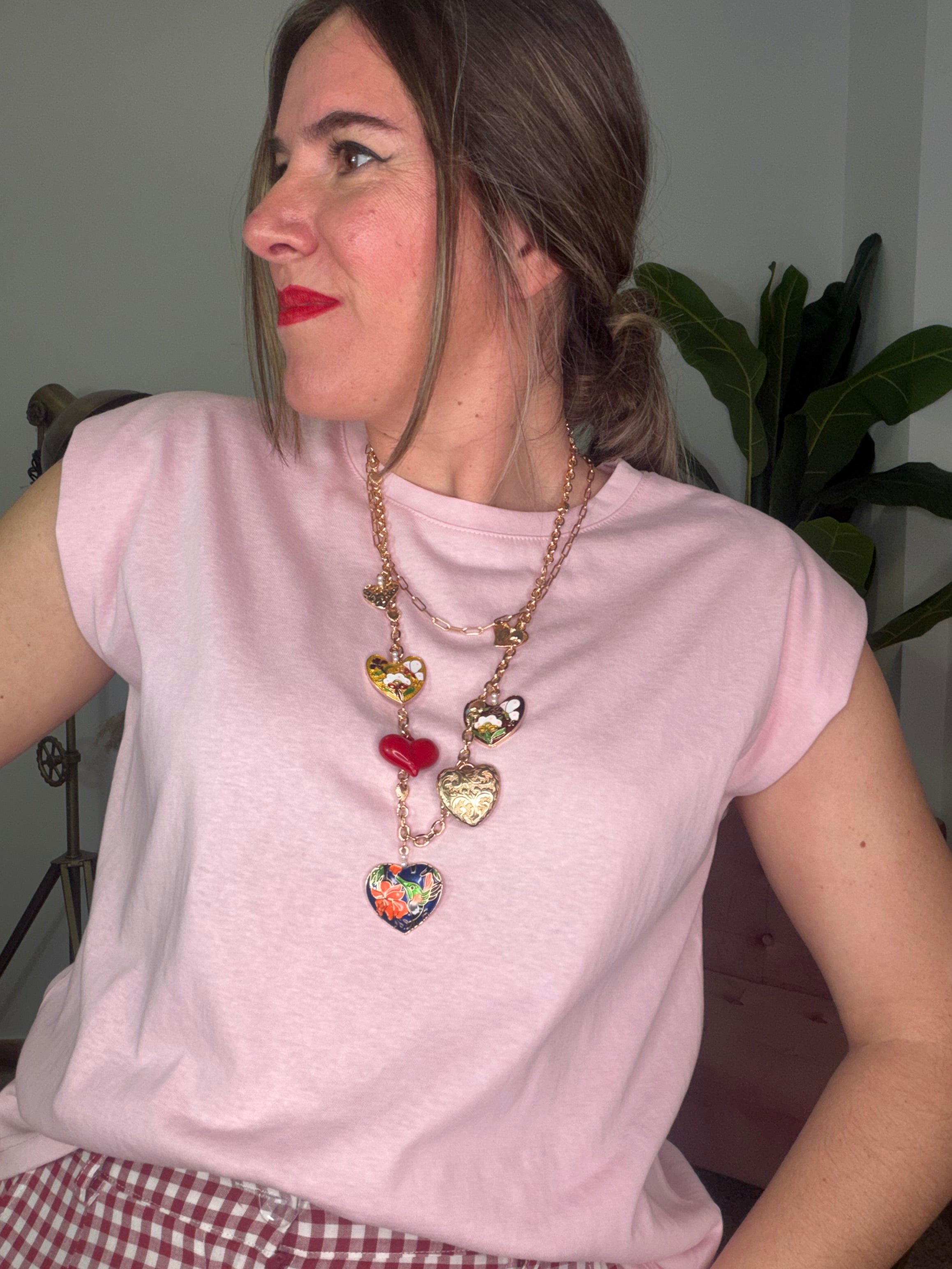 Camiseta Basic Efecto Hombreras