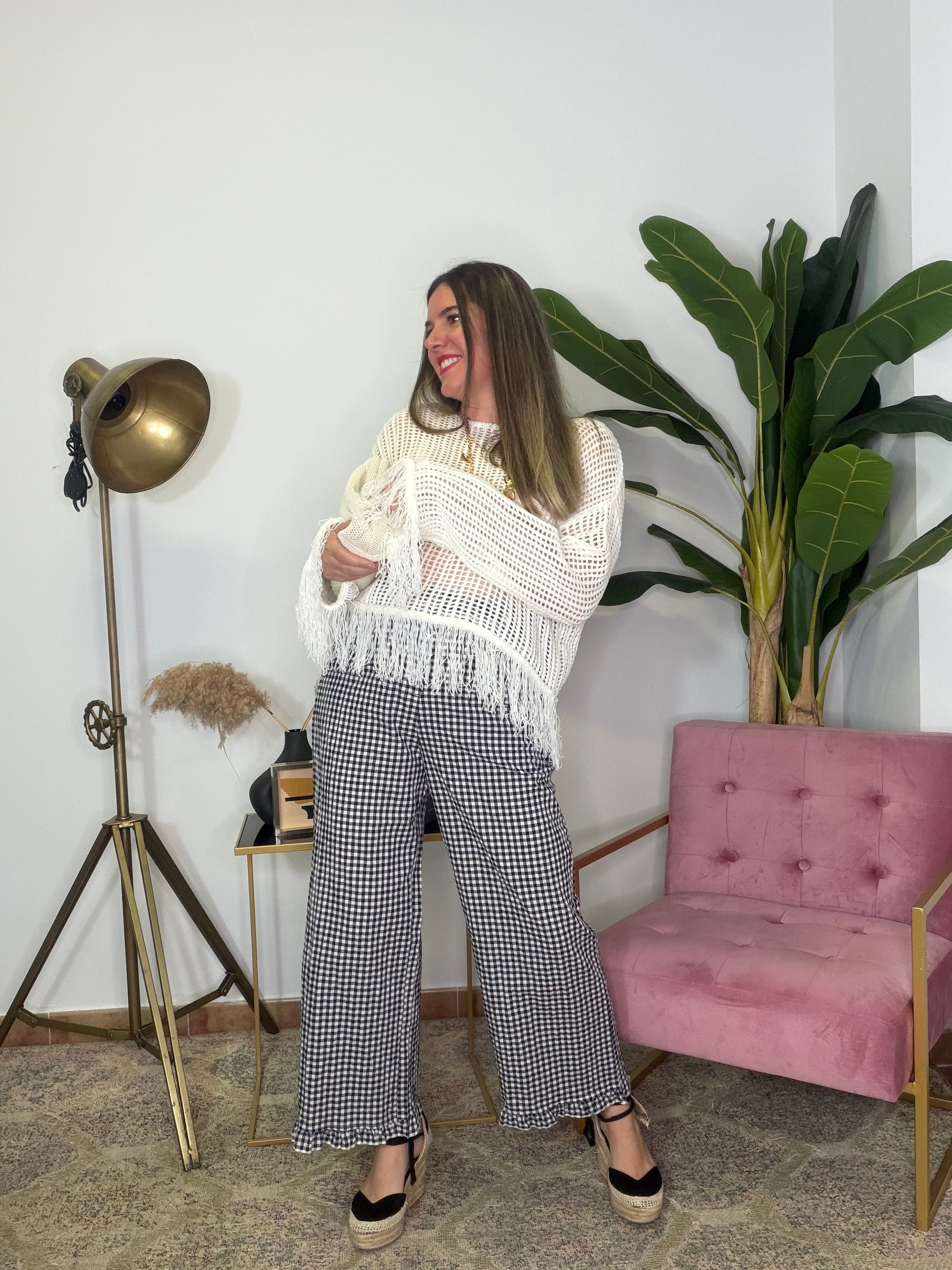 Pantalón Volante Vichy