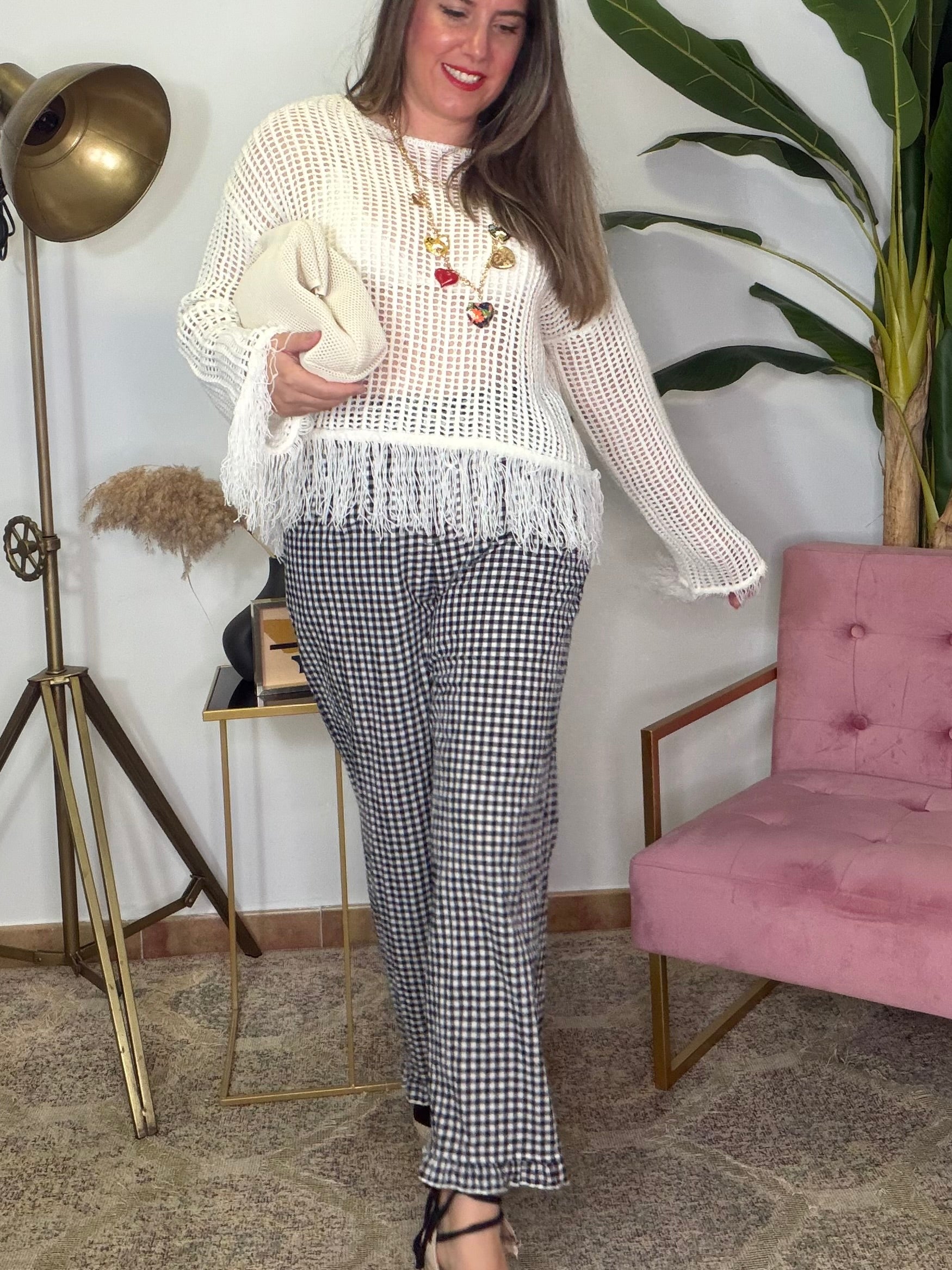 Pantalón Volante Vichy