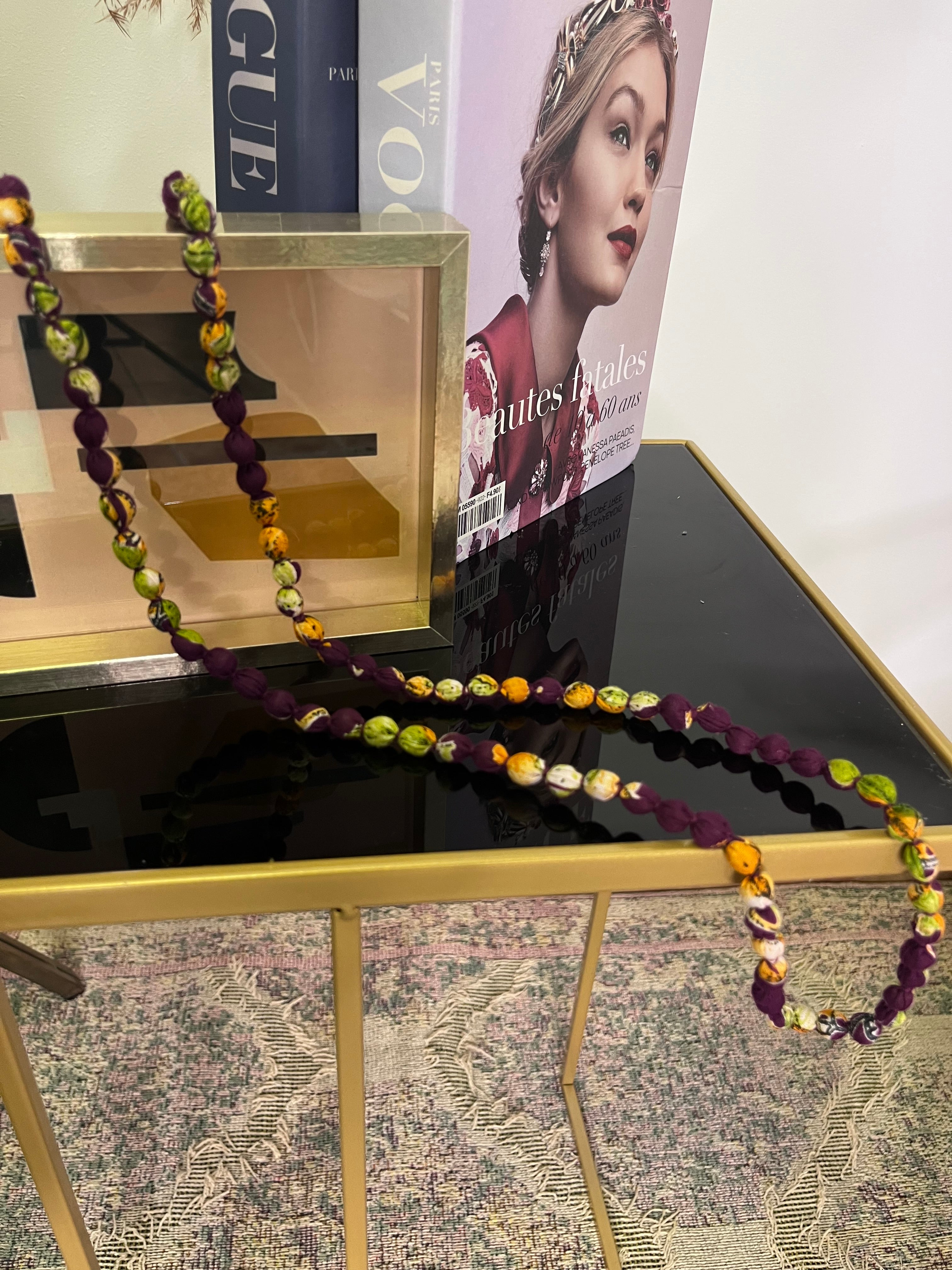 Collar Tejido Estampado