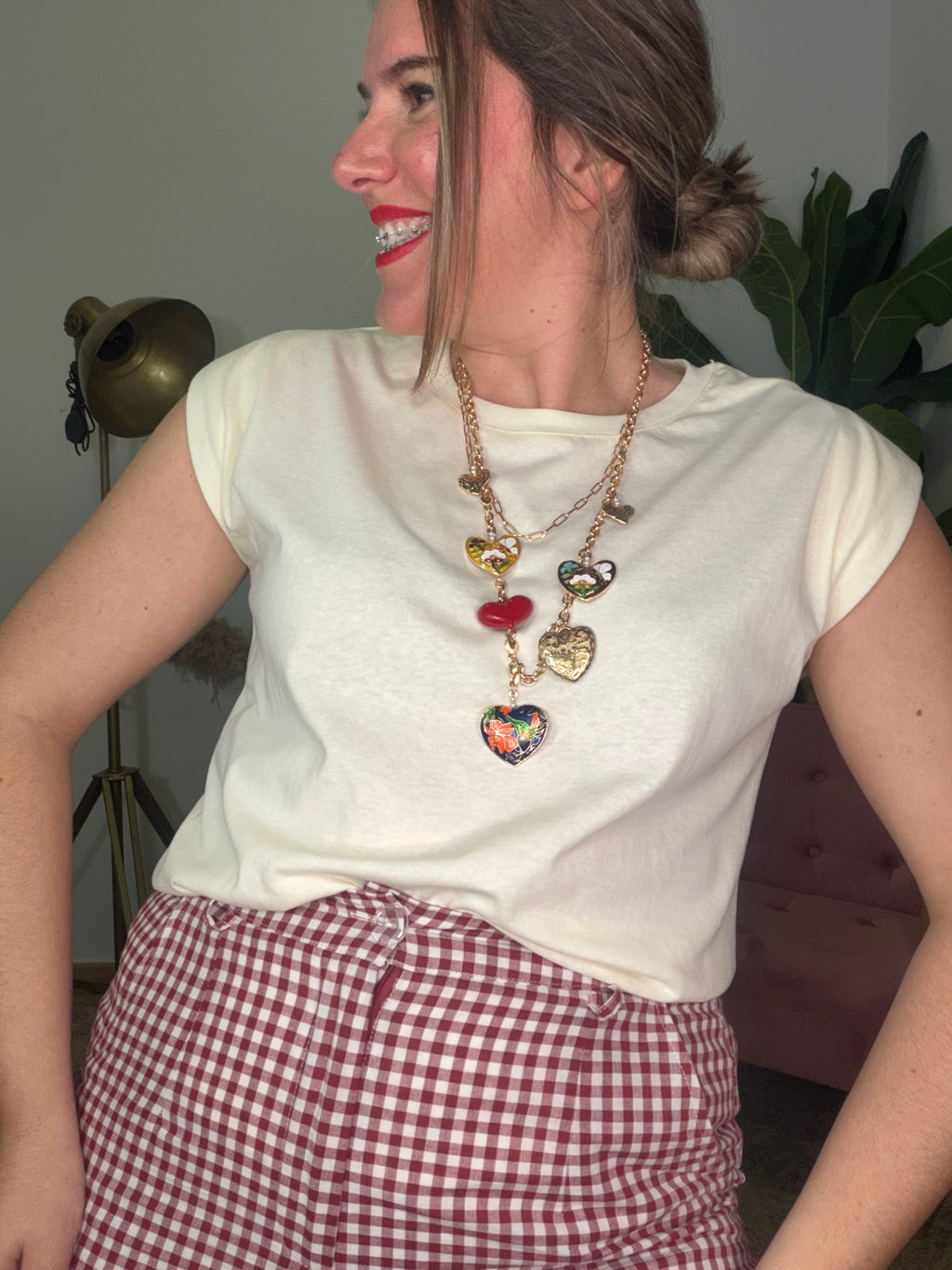 Camiseta Basic Efecto Hombreras