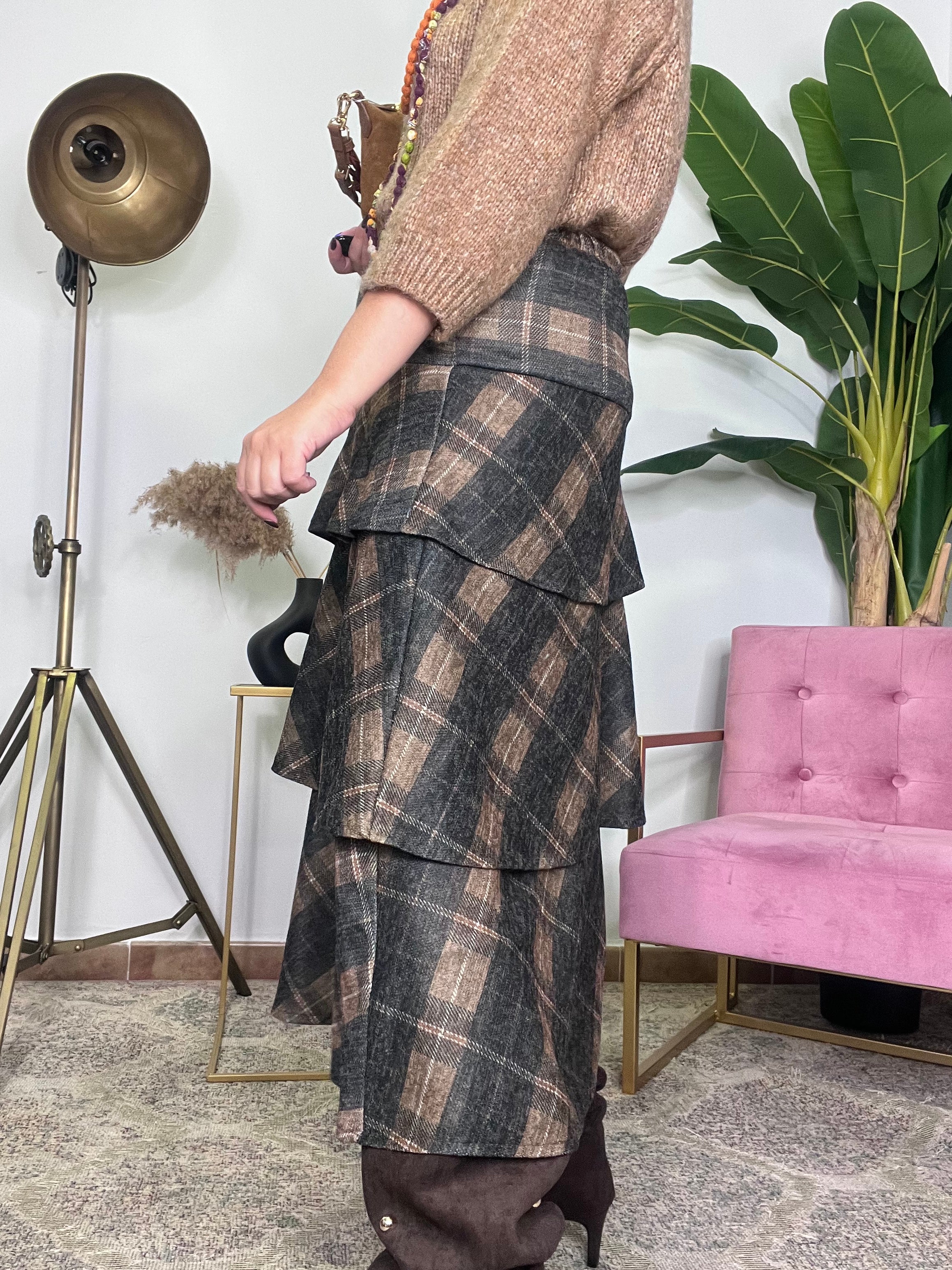 Falda Nantes Volantes