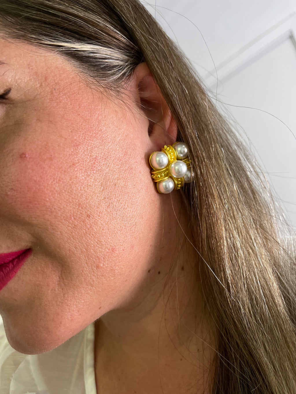 Pendientes Vintage Perlas