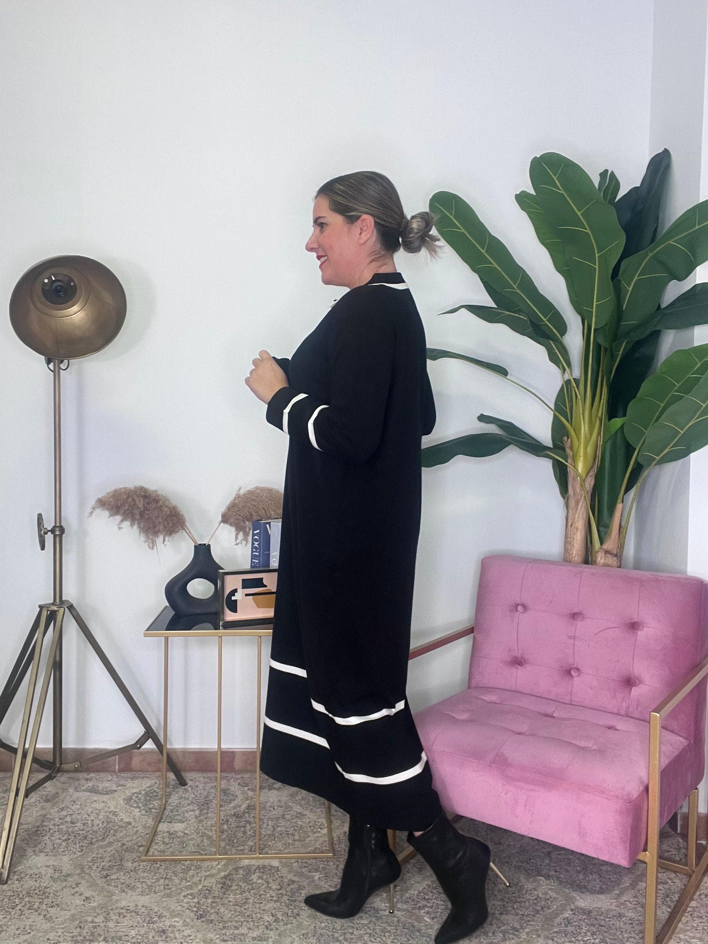 Vestido Polera Stripe Chic