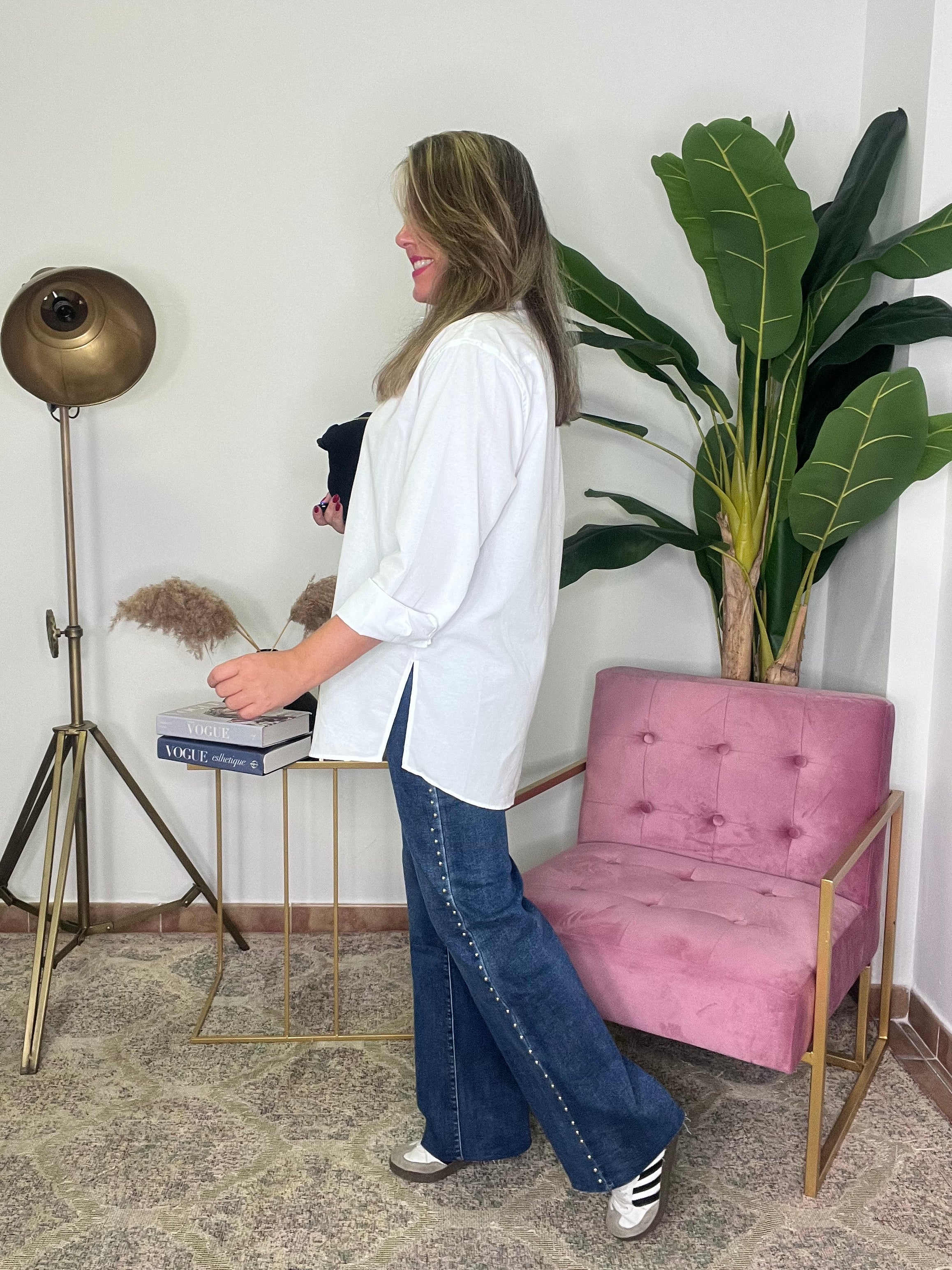 Camisa Basic Oversize Blanca