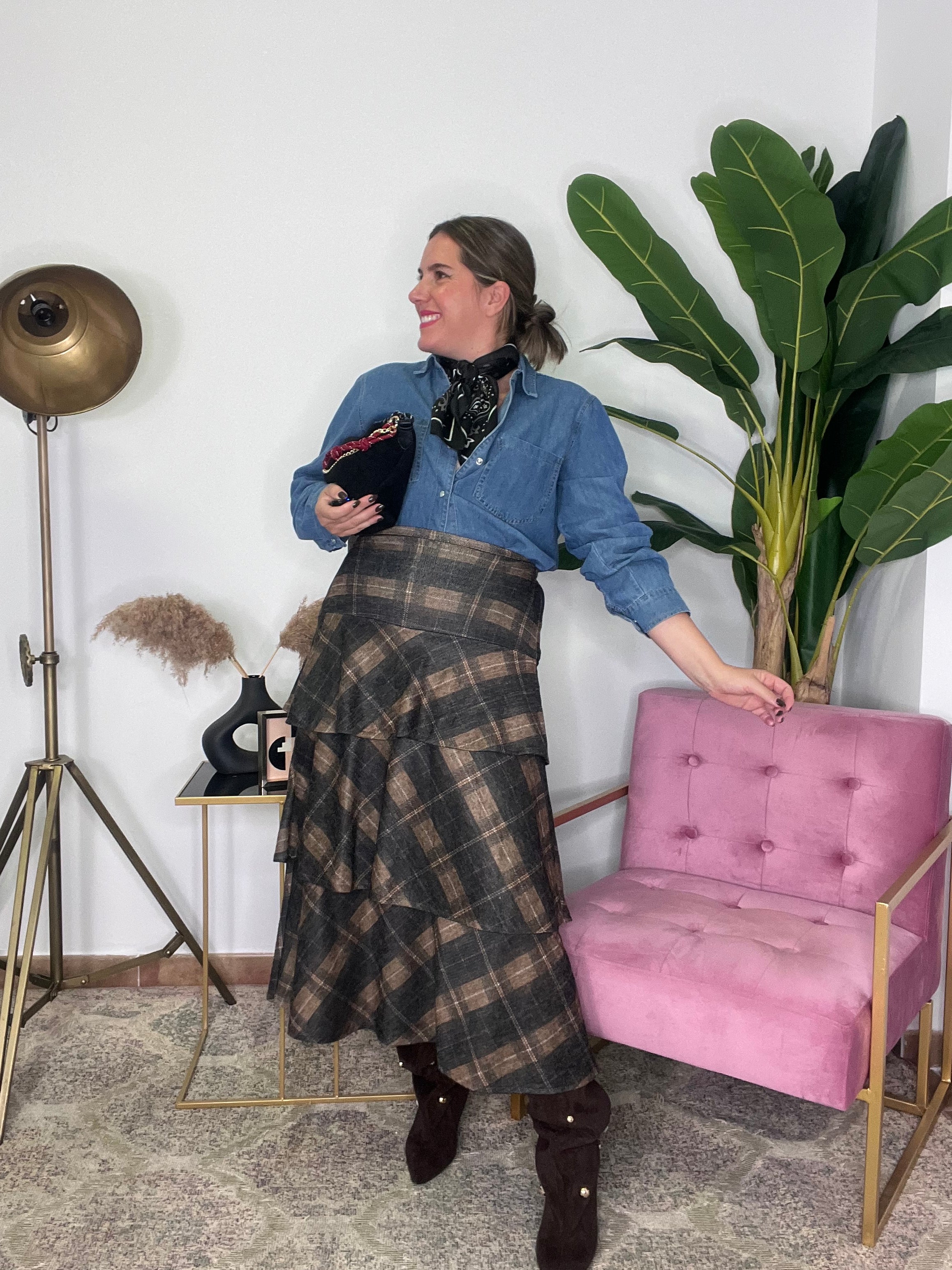 Falda Nantes Volantes