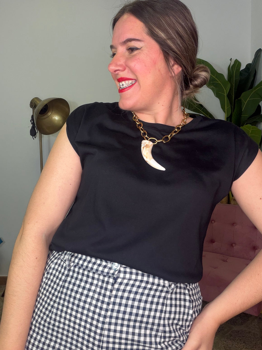 Camiseta Basic Efecto Hombreras