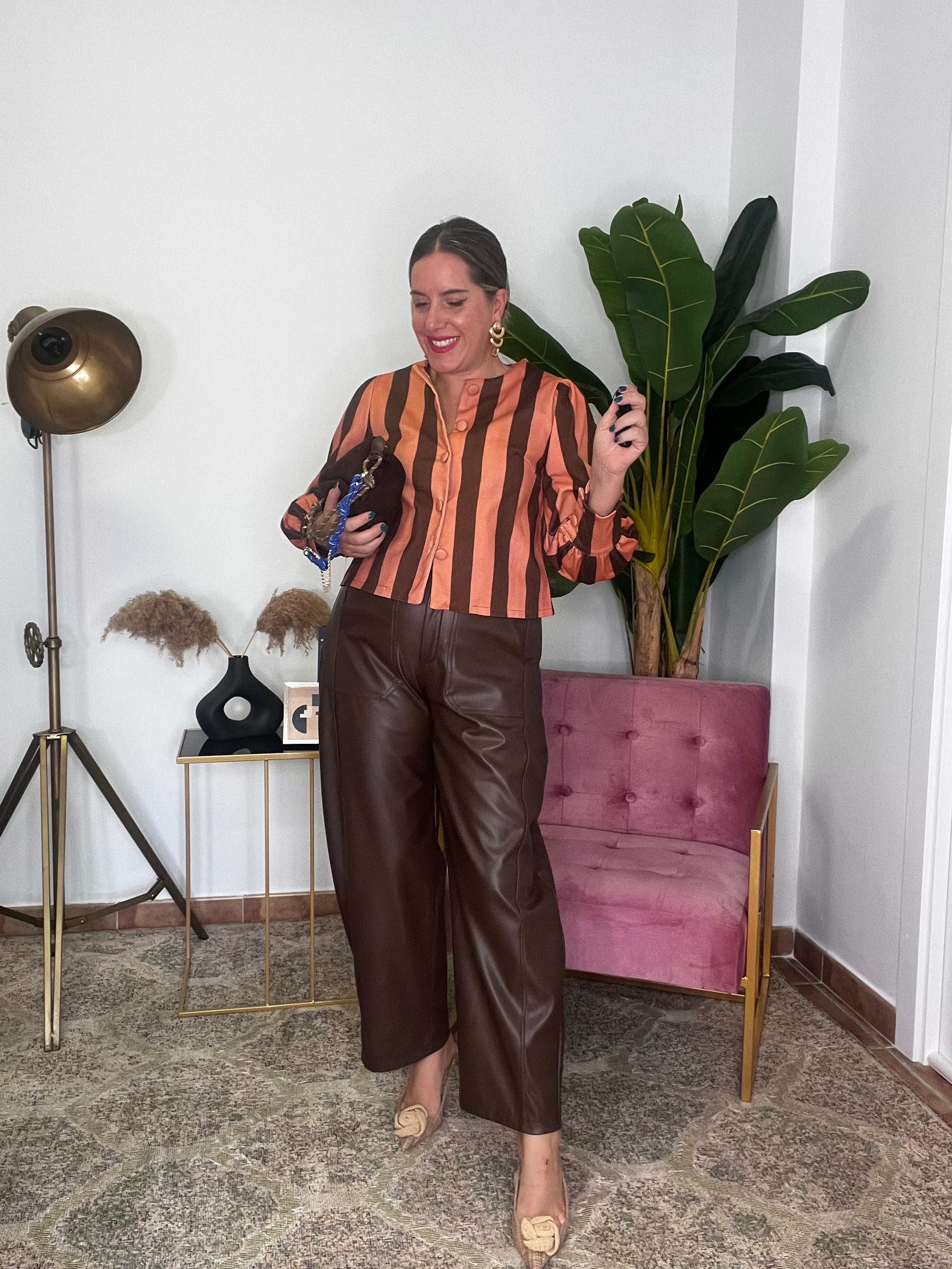 Chaquetilla Stripe Choco