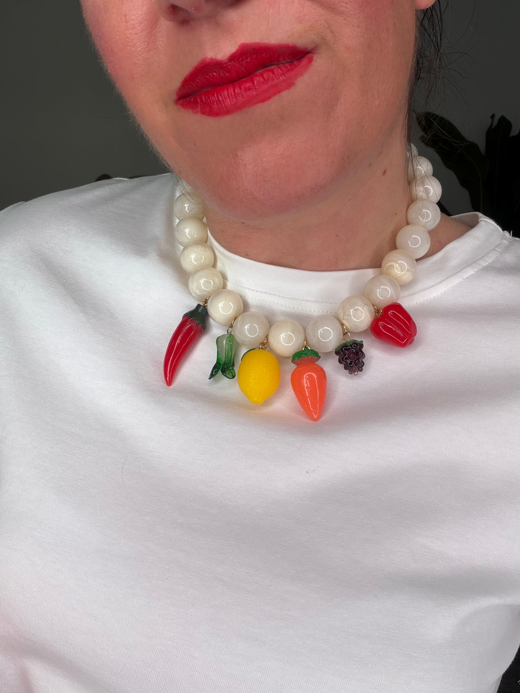 Collar Bolas Fruta