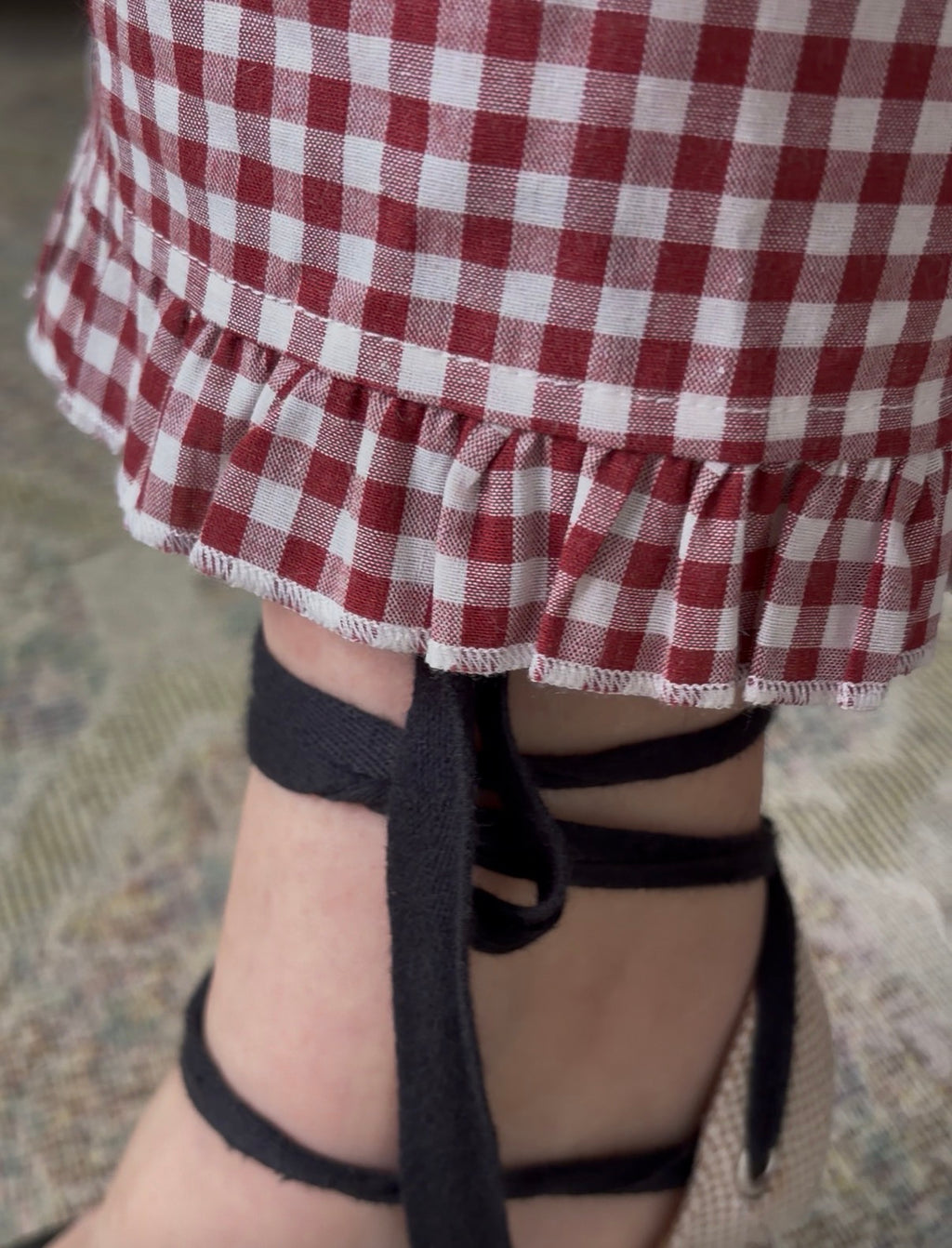 Pantalón Volante Vichy