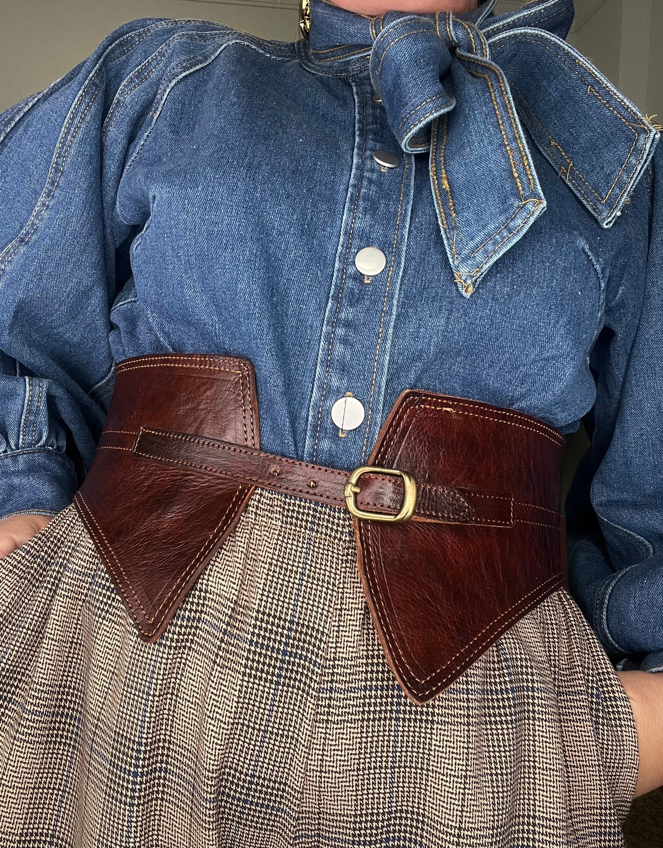 Cinturón Corset Piel